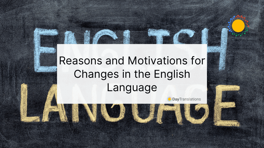 changes to english language