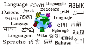 The word “language” in many different languages