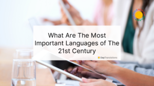 most important languages