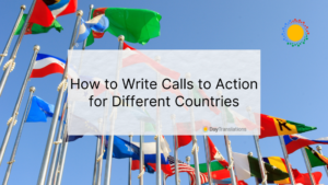 calls to action for international users