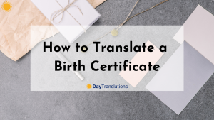 translate birth certificate