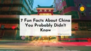 fun facts about china