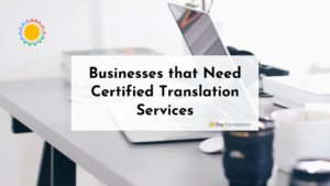 certified translation services