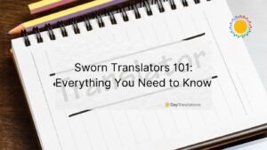 sworn translator
