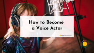 becoming a voice actor