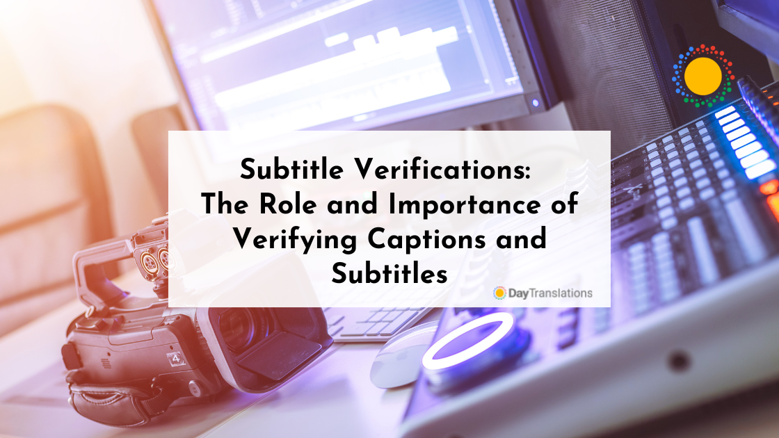 subtitle verifications